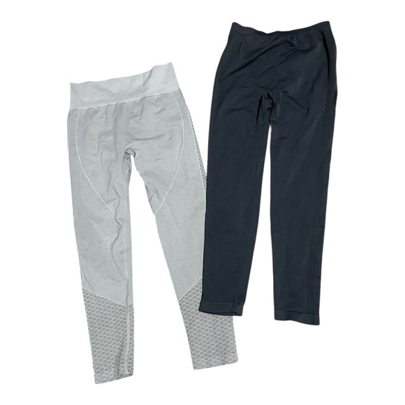 Pants - Chic Women's Black and Gray Leggings